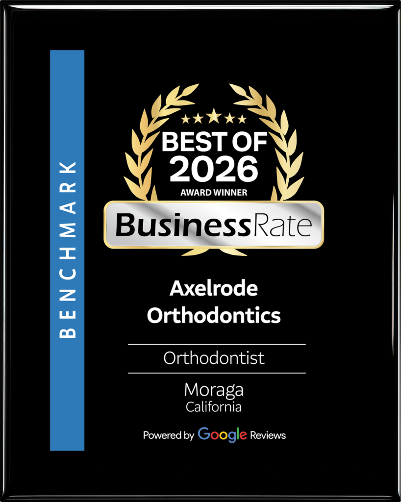 axelrode orthodontics moraga award plaque