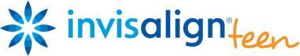 Invisalign Teen logo highlighting clear aligner option for teenagers